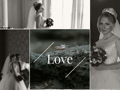 Married collage married collage black white love