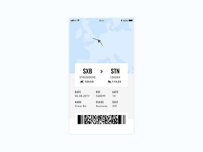 024 • Boarding Pass boarding boardingpass dailychallenge dailyui ui