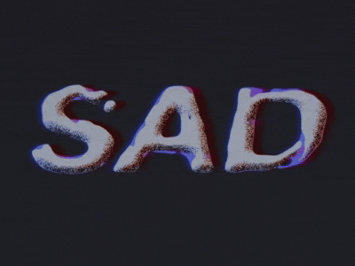 SAD OR MAD? animation art design illustration liquid liquid animation liquid motion liquidmotion logo mograph motion motion art motion design motiondesign old typogaphy vhs