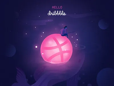 Hello dribbble 插图