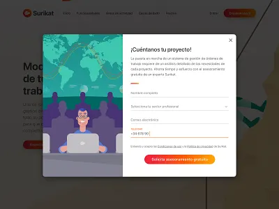 Surikat Web 02 illustration uiux webdesign