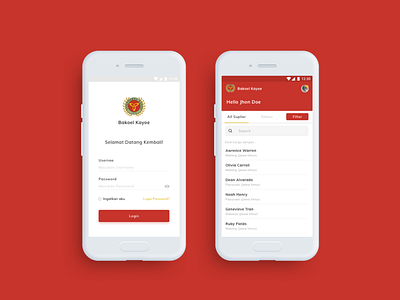 Bakoel Kayoe UI dribbble interactiondesign ios ixd mobile motion red ui uidesign ux uxdesign webdesign website