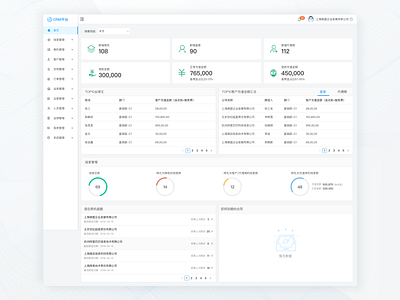 The first draft of our CRM system ui 设计