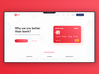 Banking Web App bank bank card banking colors company credit creditcard dashboard debit design finance finance app finances illustration minimal typography ui uiux ux web