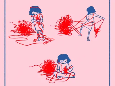 It's just me & you now cartoon digital sketch illustration procreate sketchbook