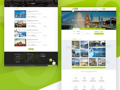 Ada Tour & Travel design ui ux web website