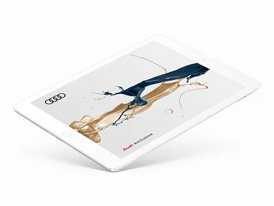 Audi exclusive – Splash Screen app audi exclusive ipad loading page splash screen ui ux design