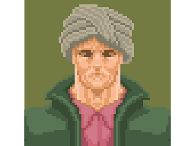 ❧ Pixel Arnold – Douglas 8bit arnold pixel pixelthursday schwarzenegger