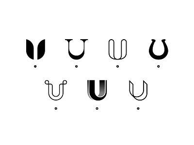Lettermark Exploration - Day 21 - Letter ''U'' brand branding clean design flat graphicdesign icon icons identity illustration illustrator lettering lettermark logo logodesign logomark minimal monogram typography vector