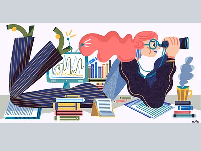 Swiss Audit Monitor audit branding character design color combination design editoral illo illustrated illustration illustrator swiss audit ui ux web illustration work