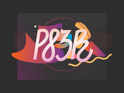 P83R design logo typography