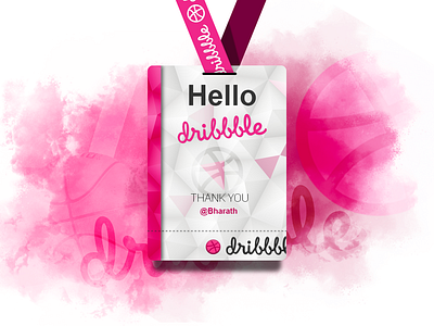 Hello Dribbble debut illustration