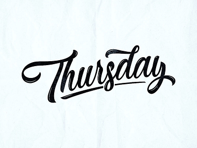 Thursday bored inktober lettering random thursday type typography week work