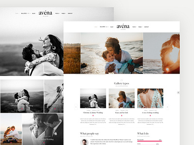 Avena Photography avena galleries gallery photography photography theme photography websote touchsize videography web design wordpress theme wordpress themes