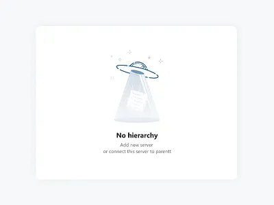 Empty screen hierarchy artwork empty empty screen emptystate illustration null ufo