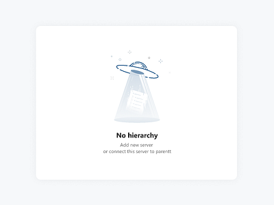 Empty screen hierarchy artwork empty empty screen emptystate illustration null ufo