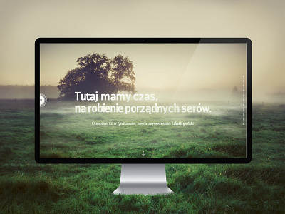 Unique cheese from Goliszew branding cheese clean natural poland tyshchenko ui ux vanwalko webdesign website www yobko