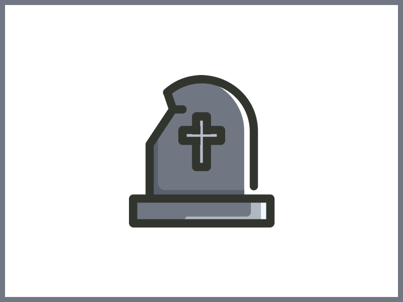 Grave Animated Cross animated icon animation design grave gravestone halloween icon iconography illustration taran ui vector