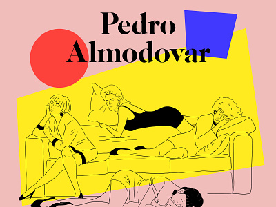 Tacones Lejanos almodovar artdirection basic design drawing film girls illustration ilustracion memphis movie pedro almodovar spain taconeslejanos