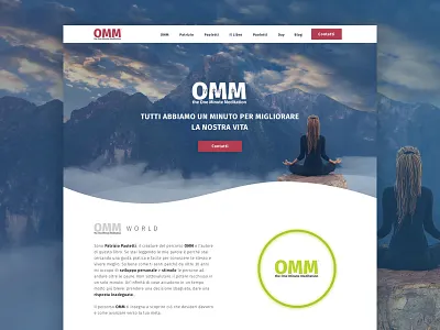 OMM World anima desiginspiration layoutdesign meditate nature relax sketch 52 svg animation uidesign ux design web design