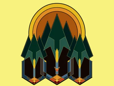 Natural Processes illustration vector