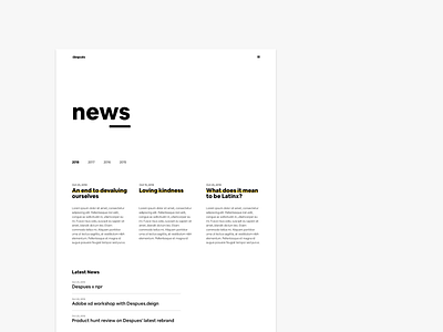 Daily UI #051 - Press Page 051 dailyui ui