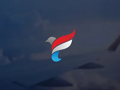 Flight airline logo airplane logo branding business logo cheap logo design clever logo custom logo design design eagle flying lessons hummingbird logo logo design logo designer minimal logo minimalistic negative space travel travel logo