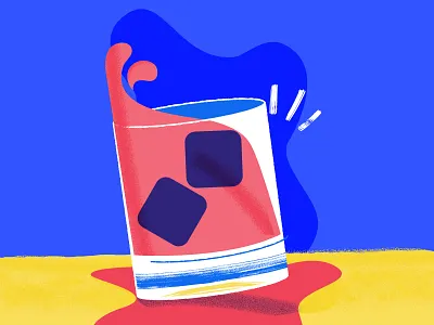 Salud glass illustration vector whiskey