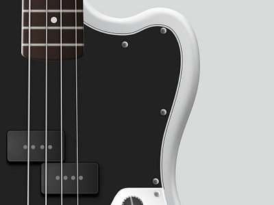 Bass Closeup1 illustration sketch app