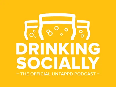 Drinking Socially - The Official Untappd Podcast beer logo logotype podcast untappd