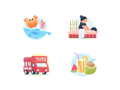 Impression of Tailand design icon illustration thailand vector