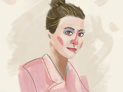 Kacie illustration portrait