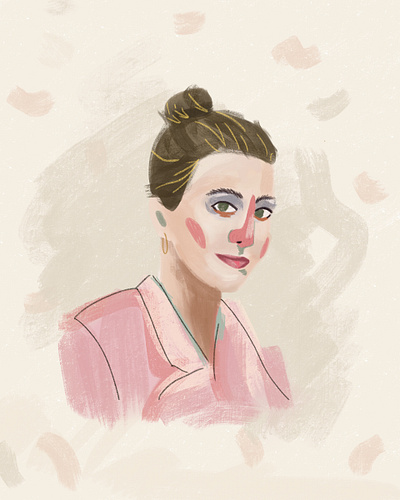 Kacie illustration portrait