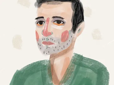 Casey illustration portrait