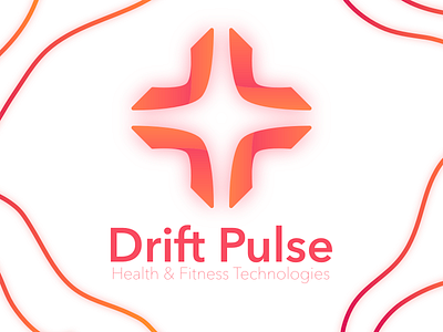 Drift Pulse - Health & Fitness Technologies concept design drift fitness health logo logo design concept pulse technology