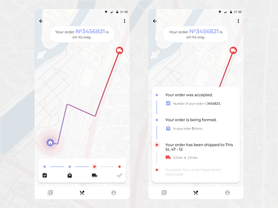 DailyUI 020 - Location Tracker dailyui design location tracker mobile app design