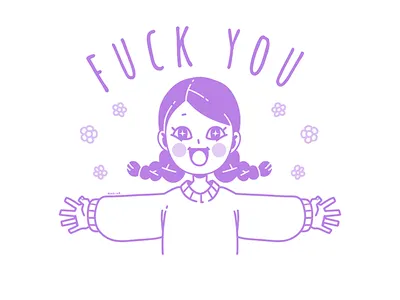 Fuck You t-shirt design art clothes design dessin drawing fashion graphic illustration t shirt