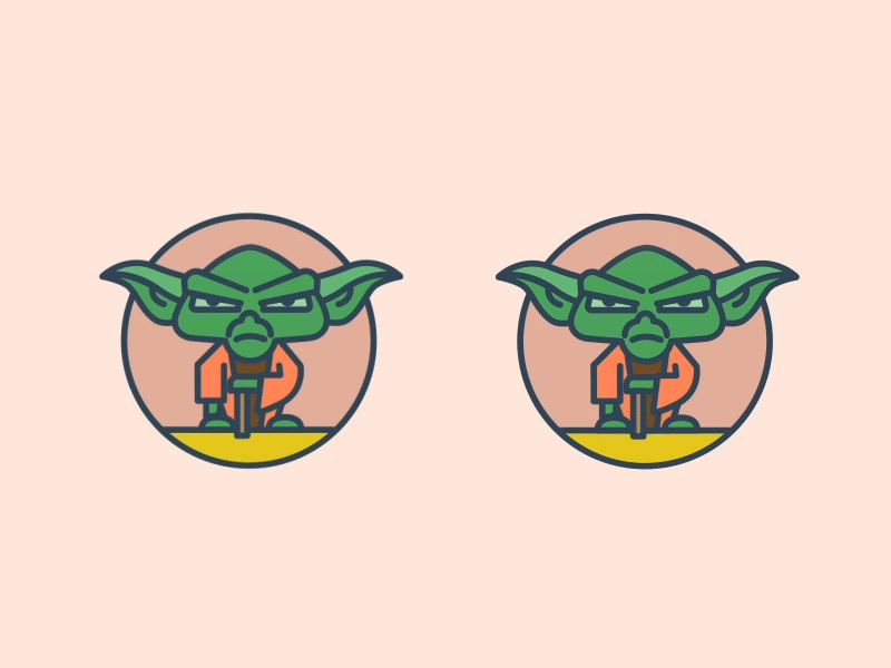 Yoda after effects animation graphics icon illustration magic motion star wars yoda