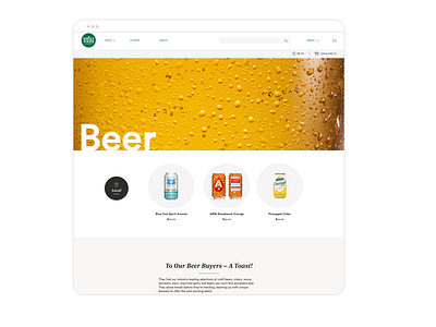 Beer Department Page