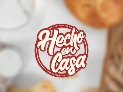 HECHO EN CASA bake baker bakery brand branding branding designer bread h logo logotype