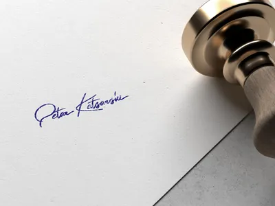 P.Katsarski services elegant logo