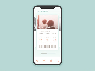 Movie Ticket Mobile Application Design design graphic design interface interfacedesign mobile app mobileapp movie movieticket ui uidaily uidesign uiux ux uxdesign