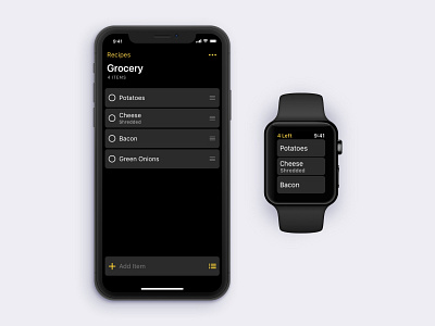 Grocery App apple watch grocery grocery app grocery list iphone shopping list