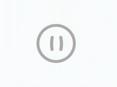 Play Button animation app art button design gif graphic icon illustration interface ios minimal motion red simple ui uidesign vector web
