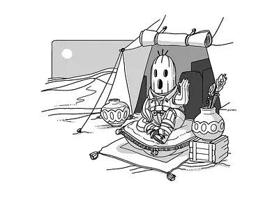 Inktober Day 25 - Prickly art cactuar cactus cintiq desert digital final fantasy illustration inktober inktober2018 prickly succulent