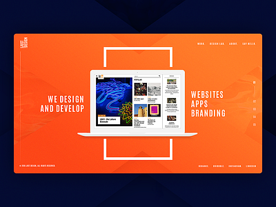 Just Design Studio behance concept css digital design html htmlcss idea interaction design landingpage template ui uidesign uikit uiux uiuxdesign user interface uxdesigner web webanimation wireframe