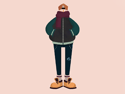 Autumn #3 2d animation characterdesign graphicdesign illustration illustrator