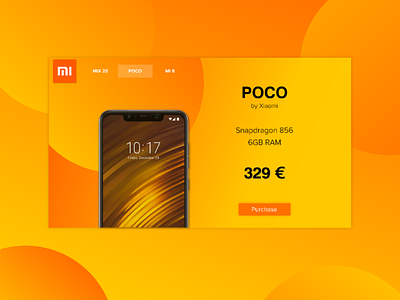 Daily UI 003 - Landing Page Xiaomi 003 daily ui challenge landing page pocophone xiaomi