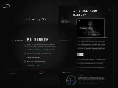 Portfolio website ux