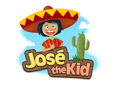 José The Kid vinyl sticker addictive challenging puzzle children fun happy logo iphone ipad tablet android kids exciting brain teaser mind app design mobile smartphone game